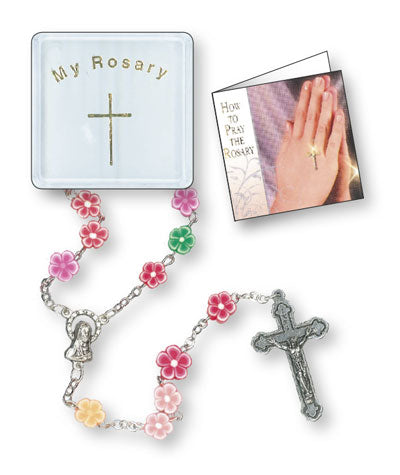 Children soft resin Rosary Beads