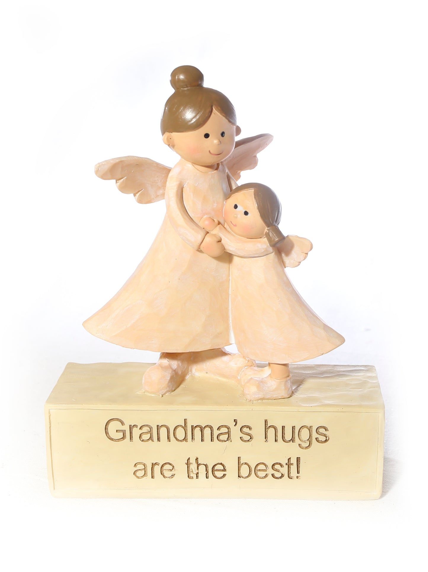 Grandmother with child angel