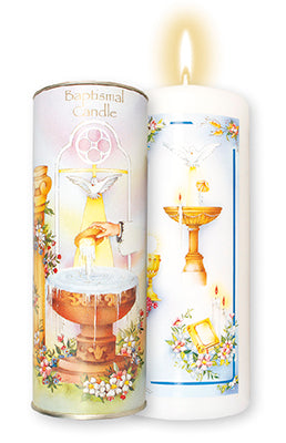 Boxed Baptismal Candle