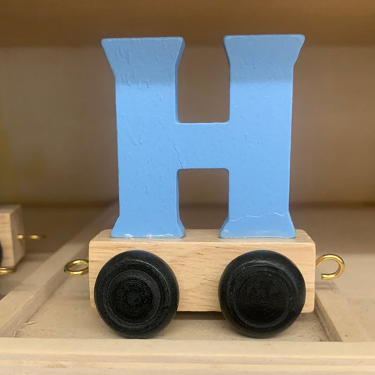 Train Letters H-Blue