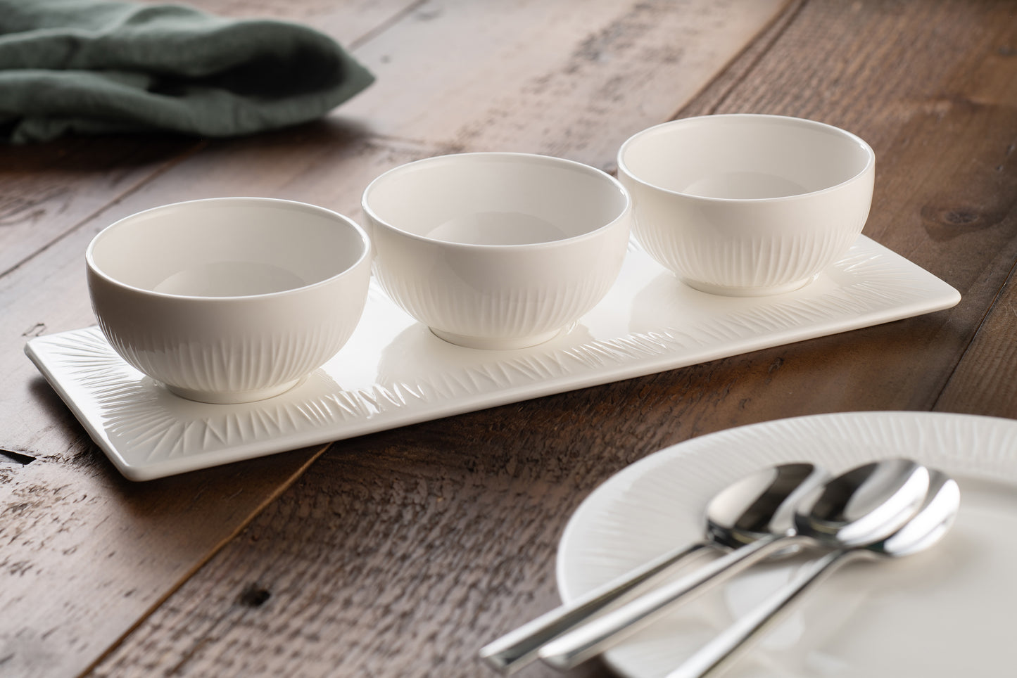 ERNE TRIPLE BOWL SET