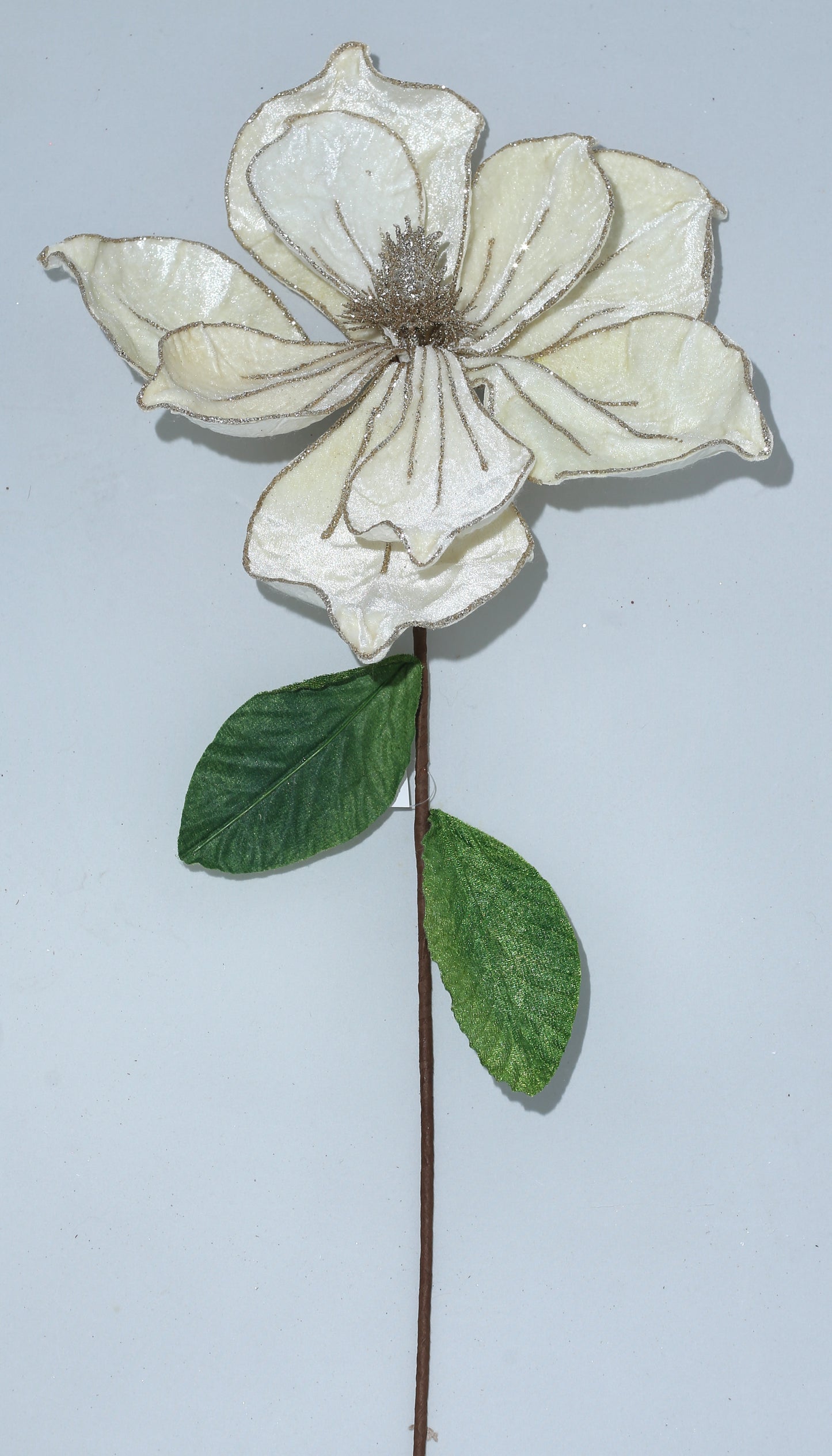 Magnolia with glitter trim 66x20cm