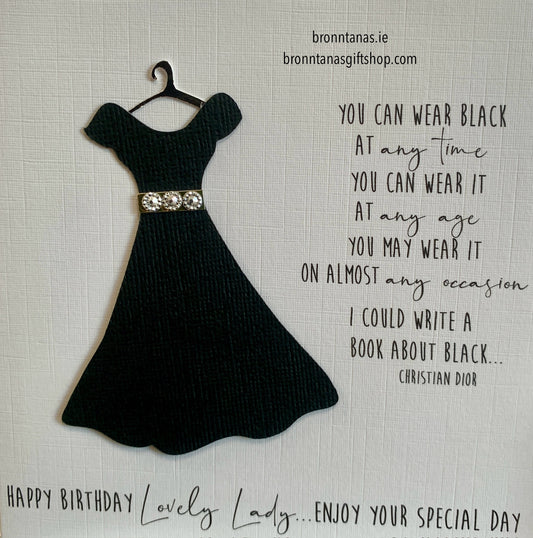 Handmade Happy Birthday Lovely Lady Card