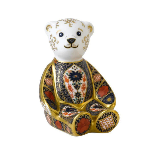 Royal Crown Derby Solid Gold Band Bear