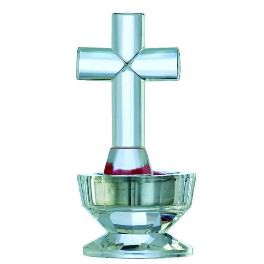 Galway Crystal Cross Votive