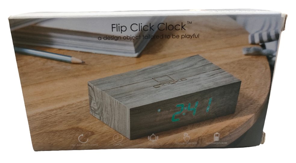 Gingko Flip Click Clock