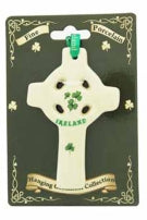 Ceramic Hanging Ornament Celtic Cross