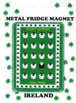 METAL F/MAGNET SHEEP 'IRELAND'