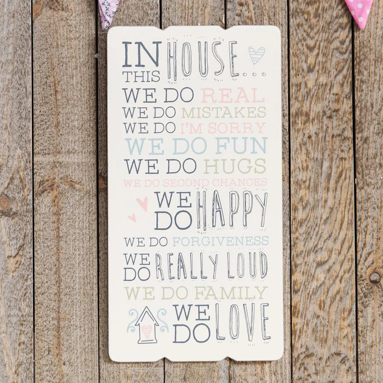 LoveLife Rectangle Plaque-In This House