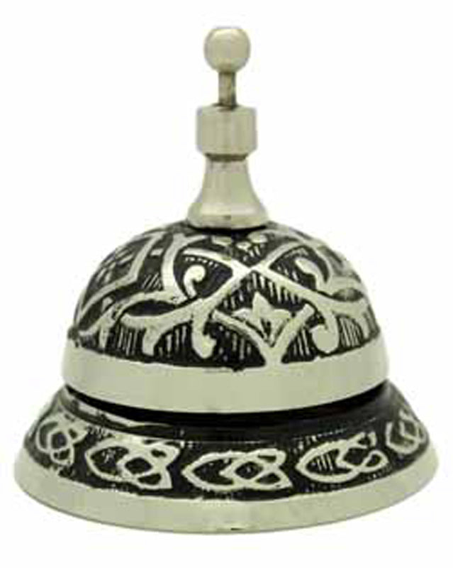 White Metal Desk Bell