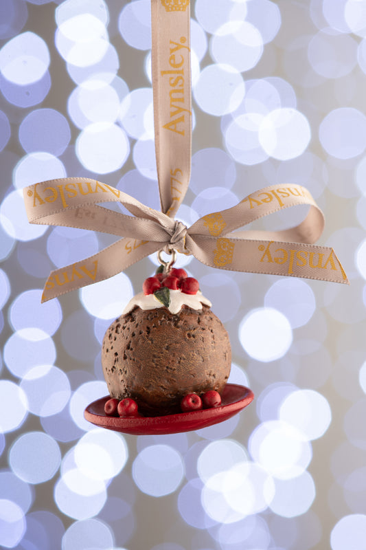 Christmas Pudding Hanging Ornament