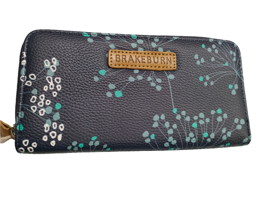 Brakeburn Cow Parsley Purse Navy