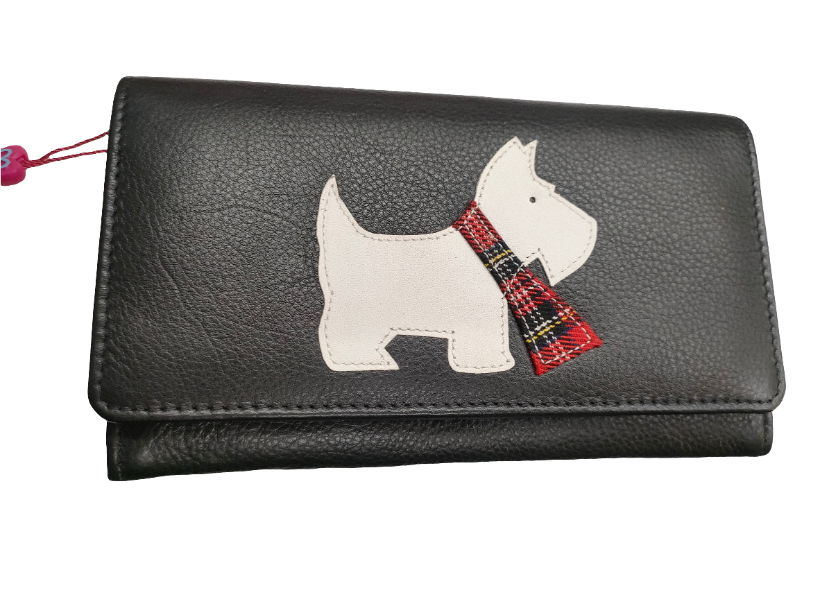 Mala Black Purse with Dog