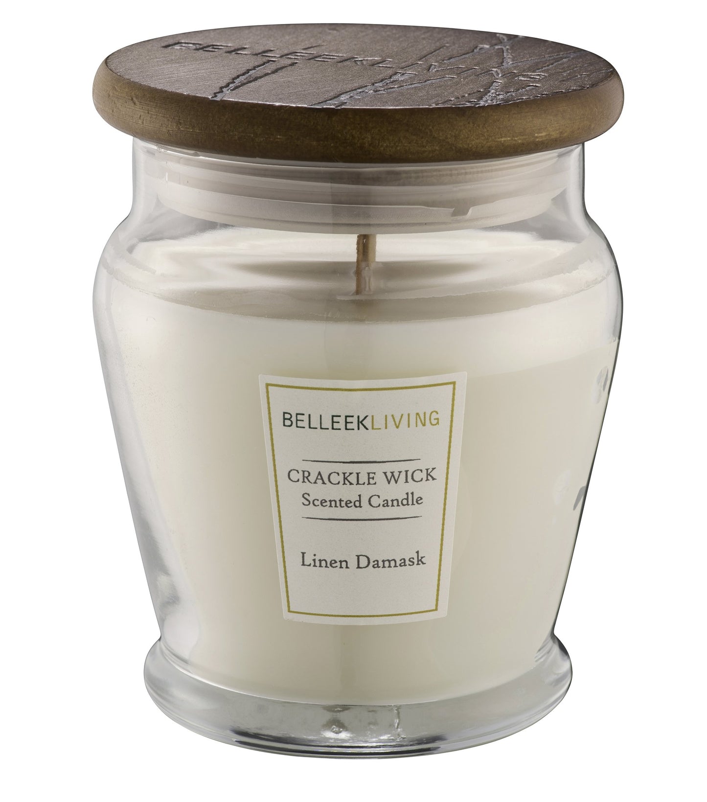 Linen Damask Candle