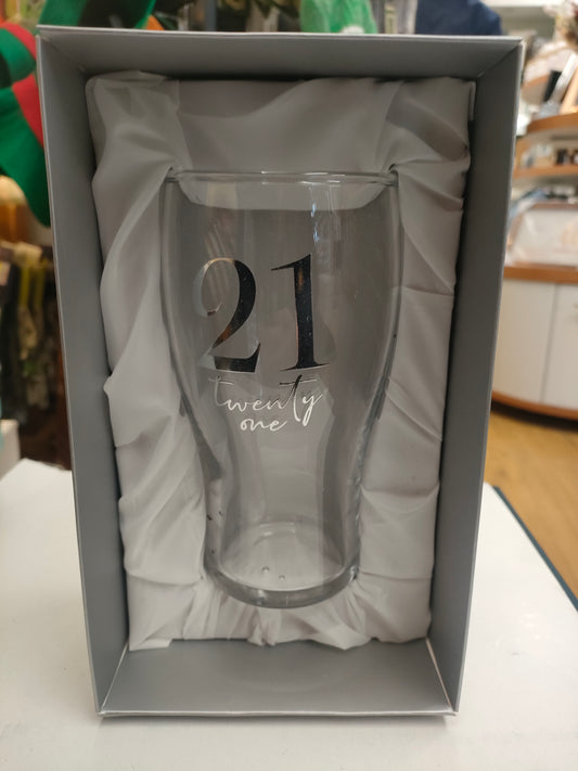 21st Pint Glass