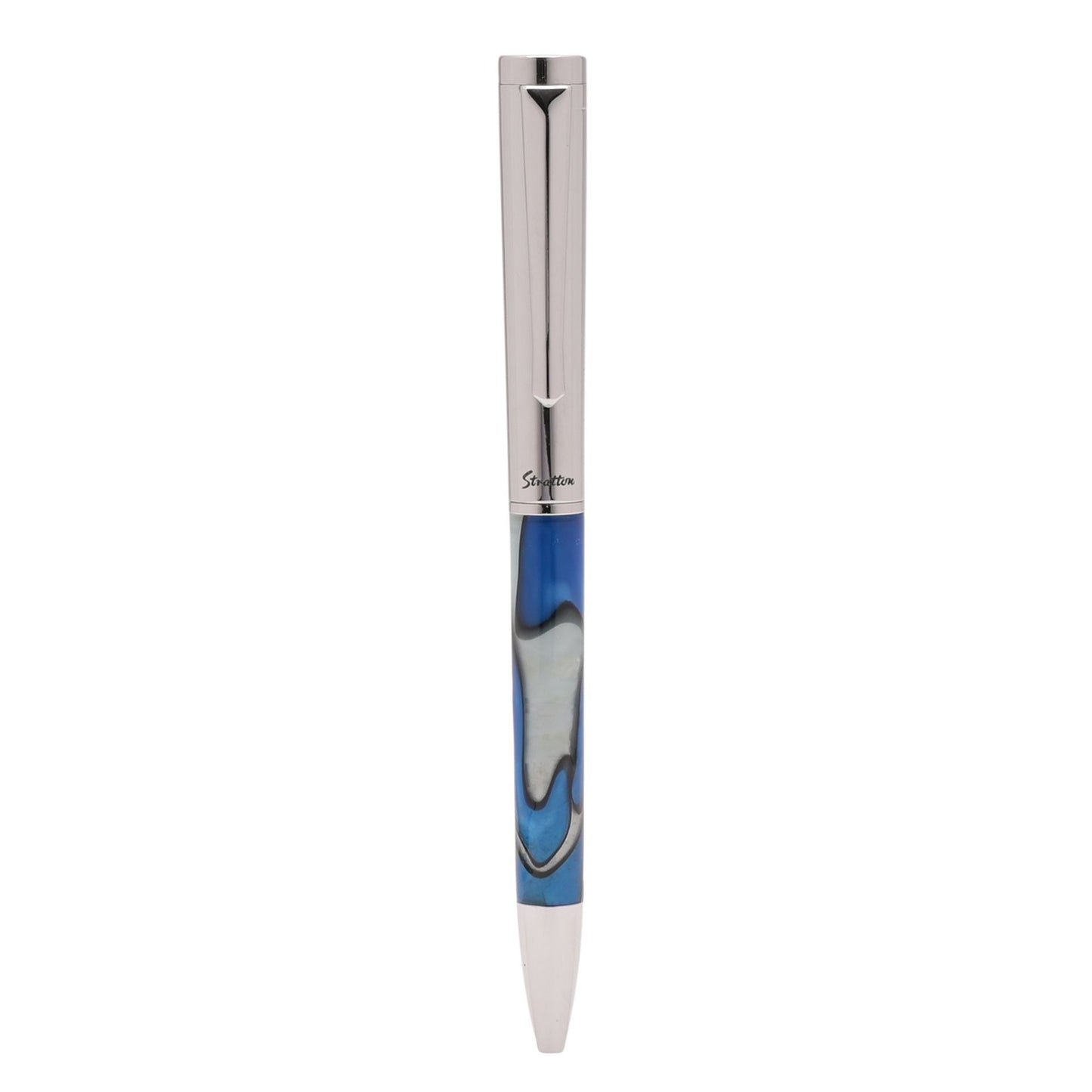 Stratton Ball Point Pen Blue Cloud design