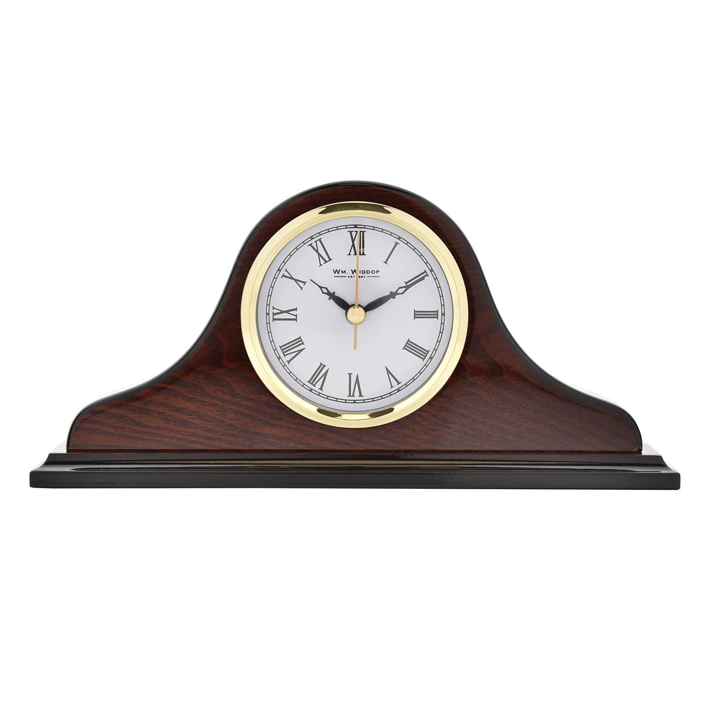 Napoleon Shaped Wooden Mantel Clock