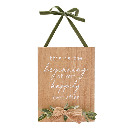 Love Story Rectangular Plaque Happily Ever After