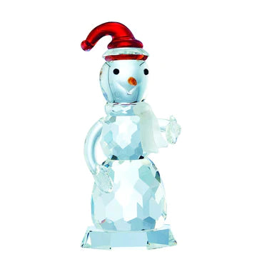 GALWAY CRYSTAL MAGICAL SNOWMAN 11CM