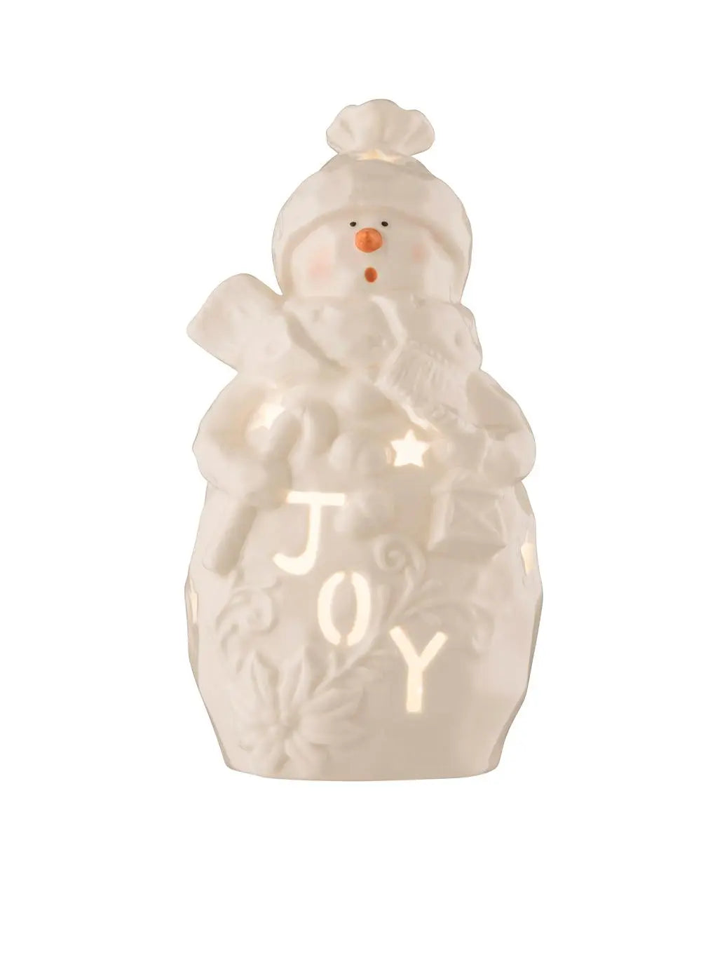 Joy Snowman Votive