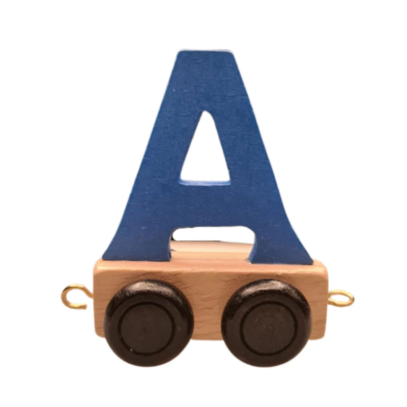 Train Letters A-Blue