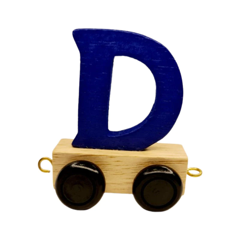 Train Letters D-Blue