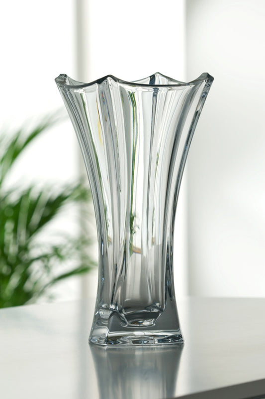 Galway Crystal Dune 14 inch Dune Waisted Vase