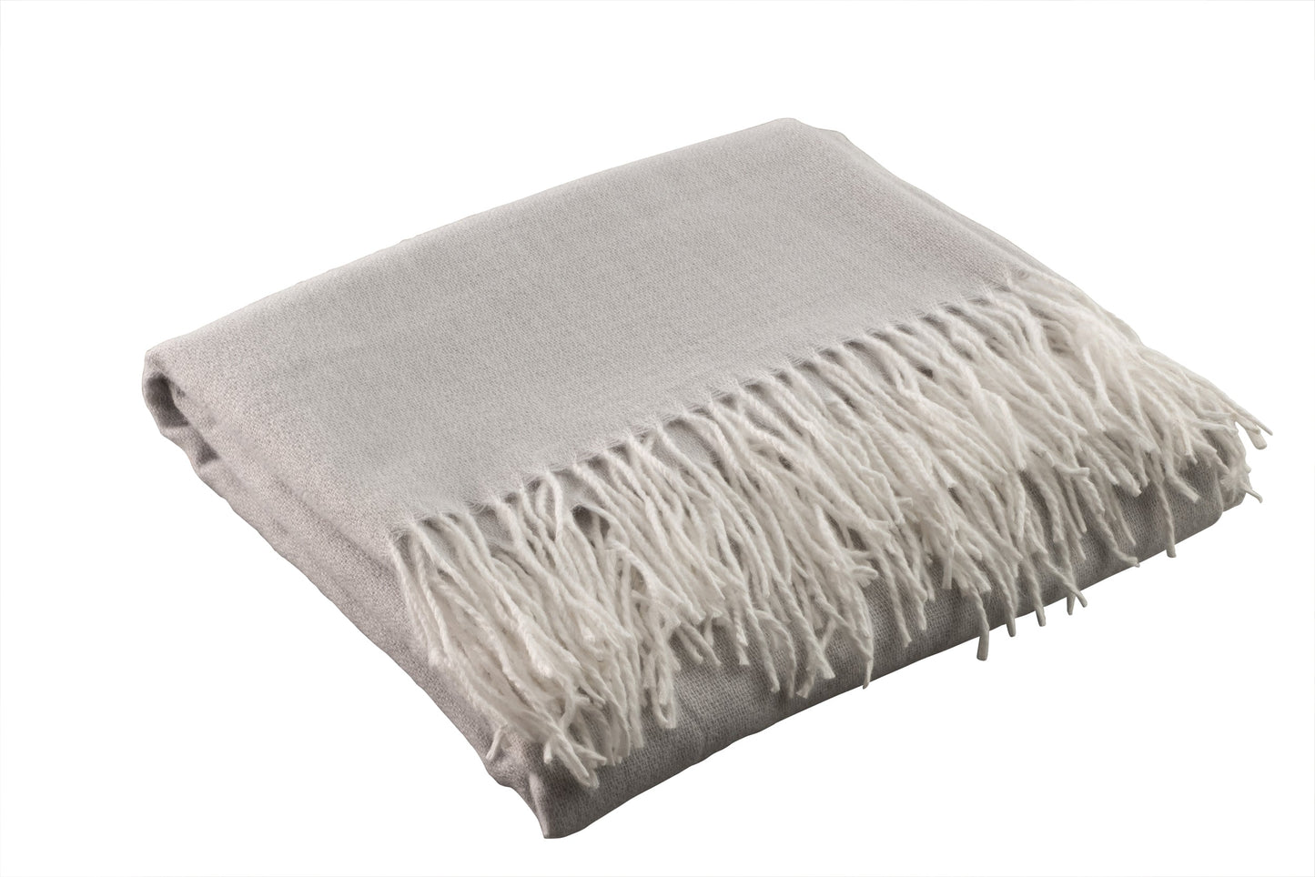 PEARL GREY THROW 150X190