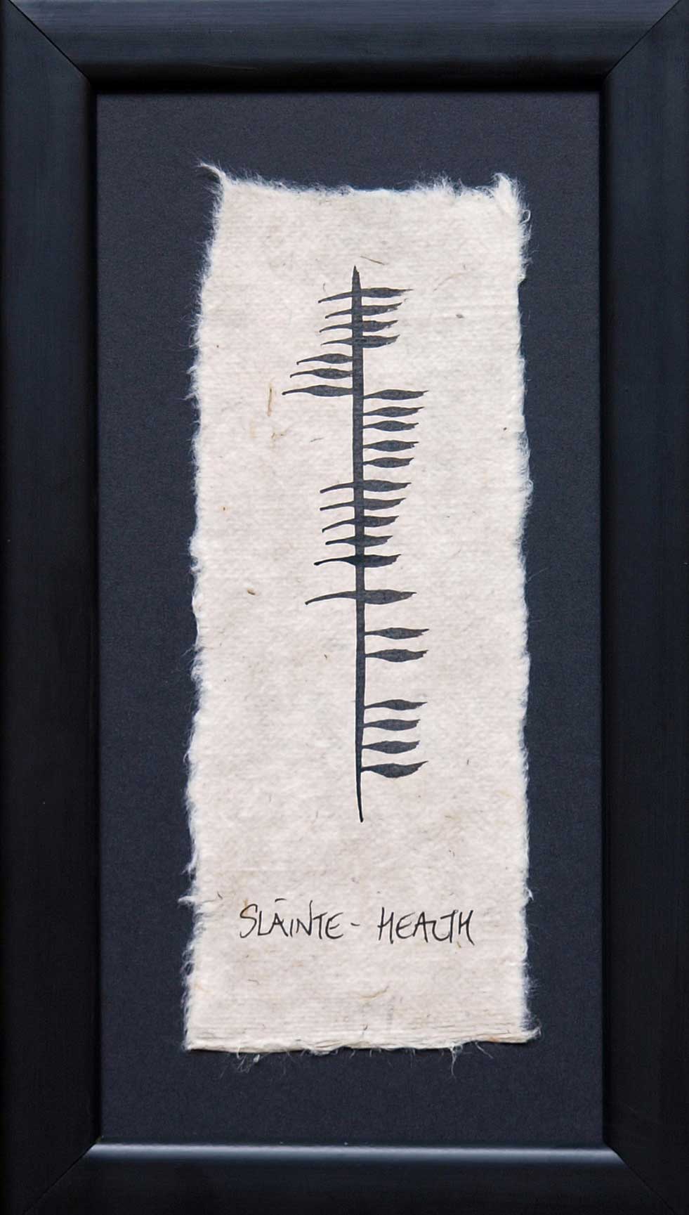 Ogham Wishes Sláinte - Health