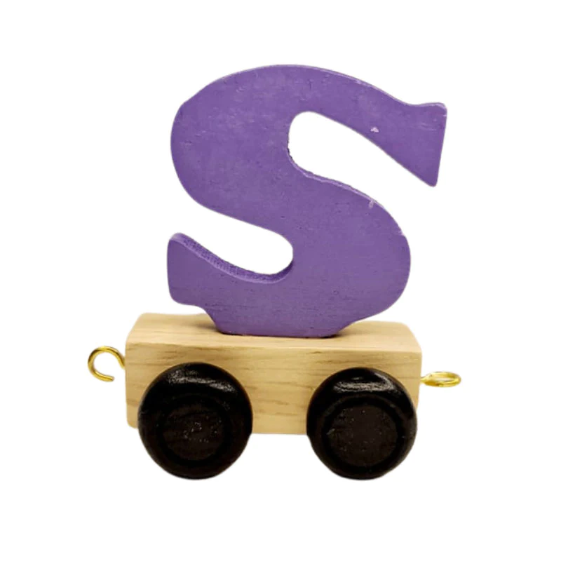 Train Letters S-Purple