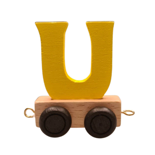 Train Letters U-Yellow