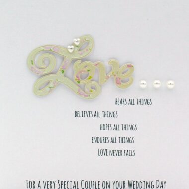 Handmade Wedding Cards