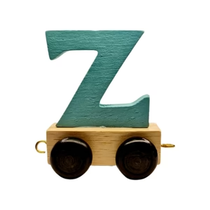 Train Letters Z-Turquoise