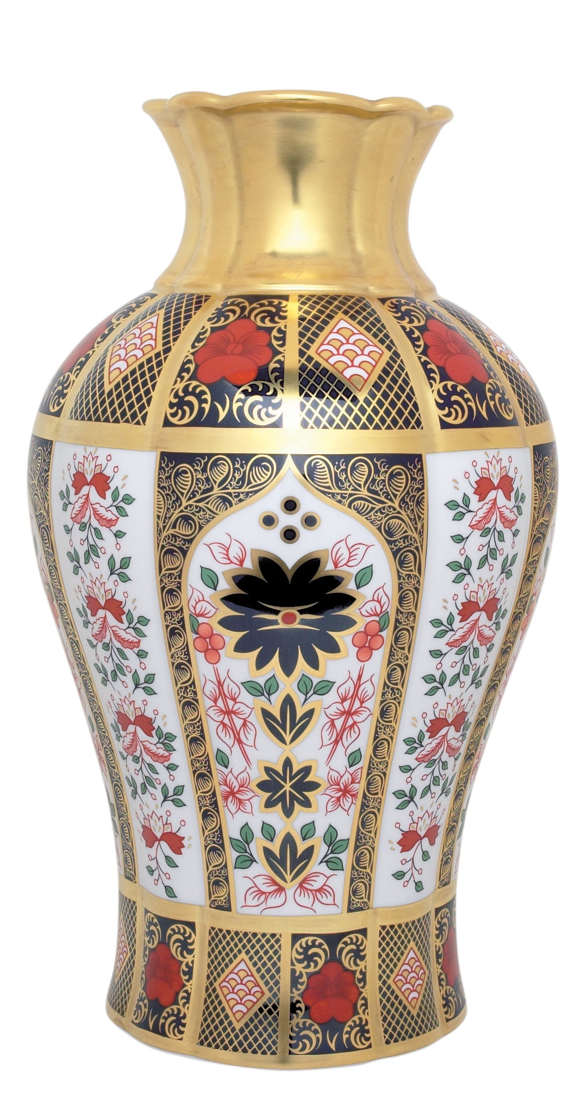 Royal Crown Derby Old Imari Arum Lily Vase