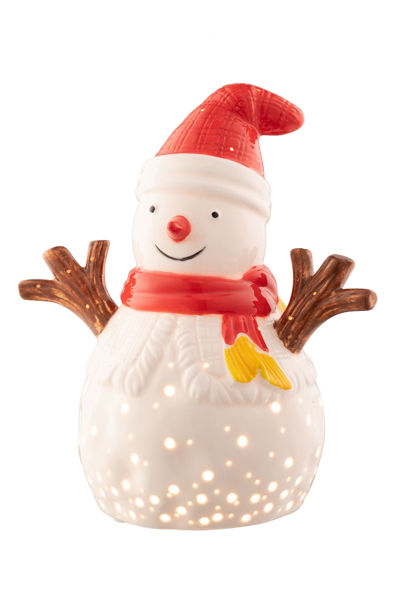 Festive Snowman Luminaire