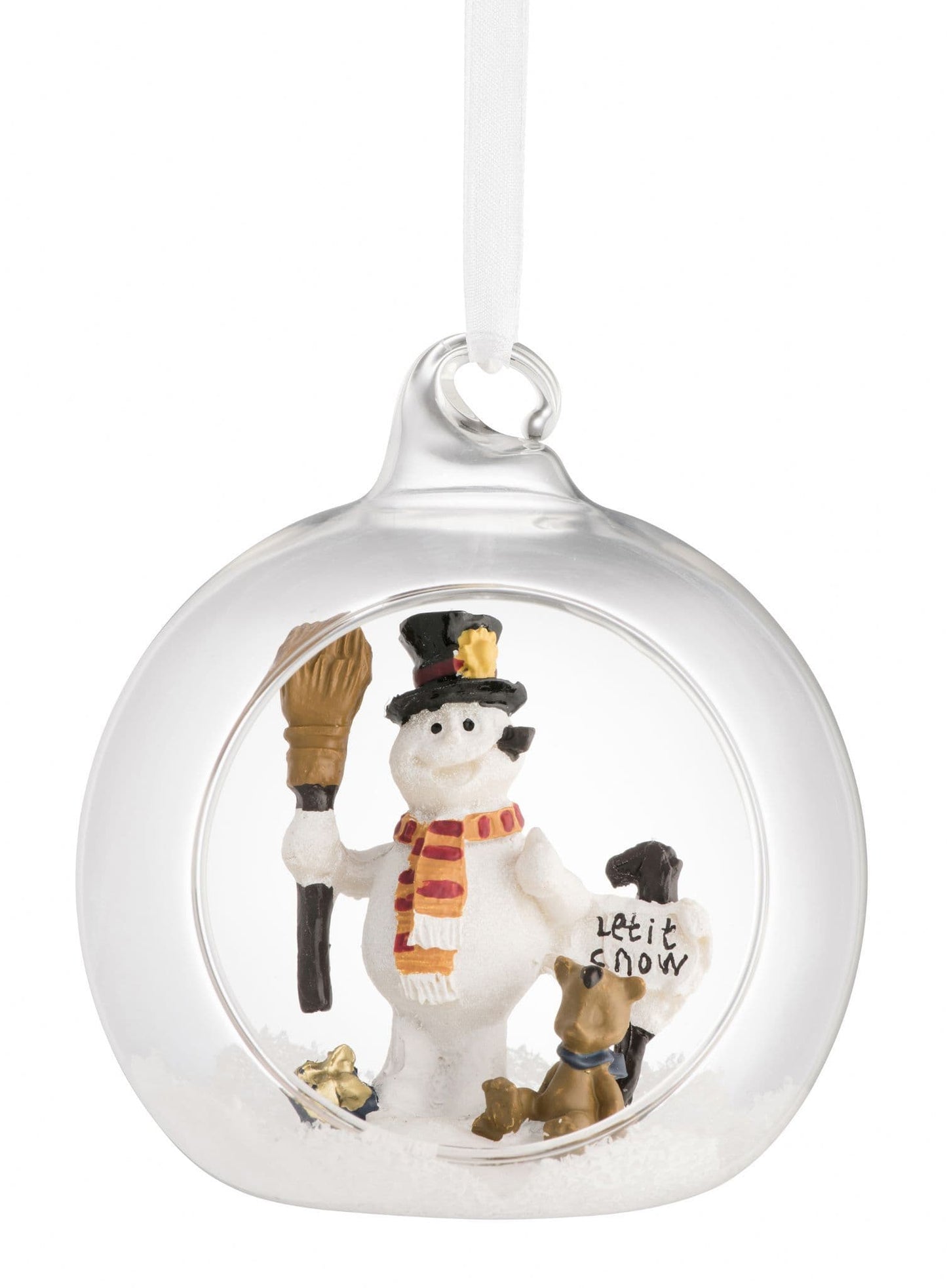 Galway Crystal Let it Snow - hanging ornament