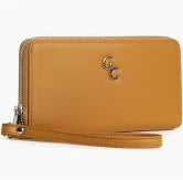 Galway Crystal Purse Tan